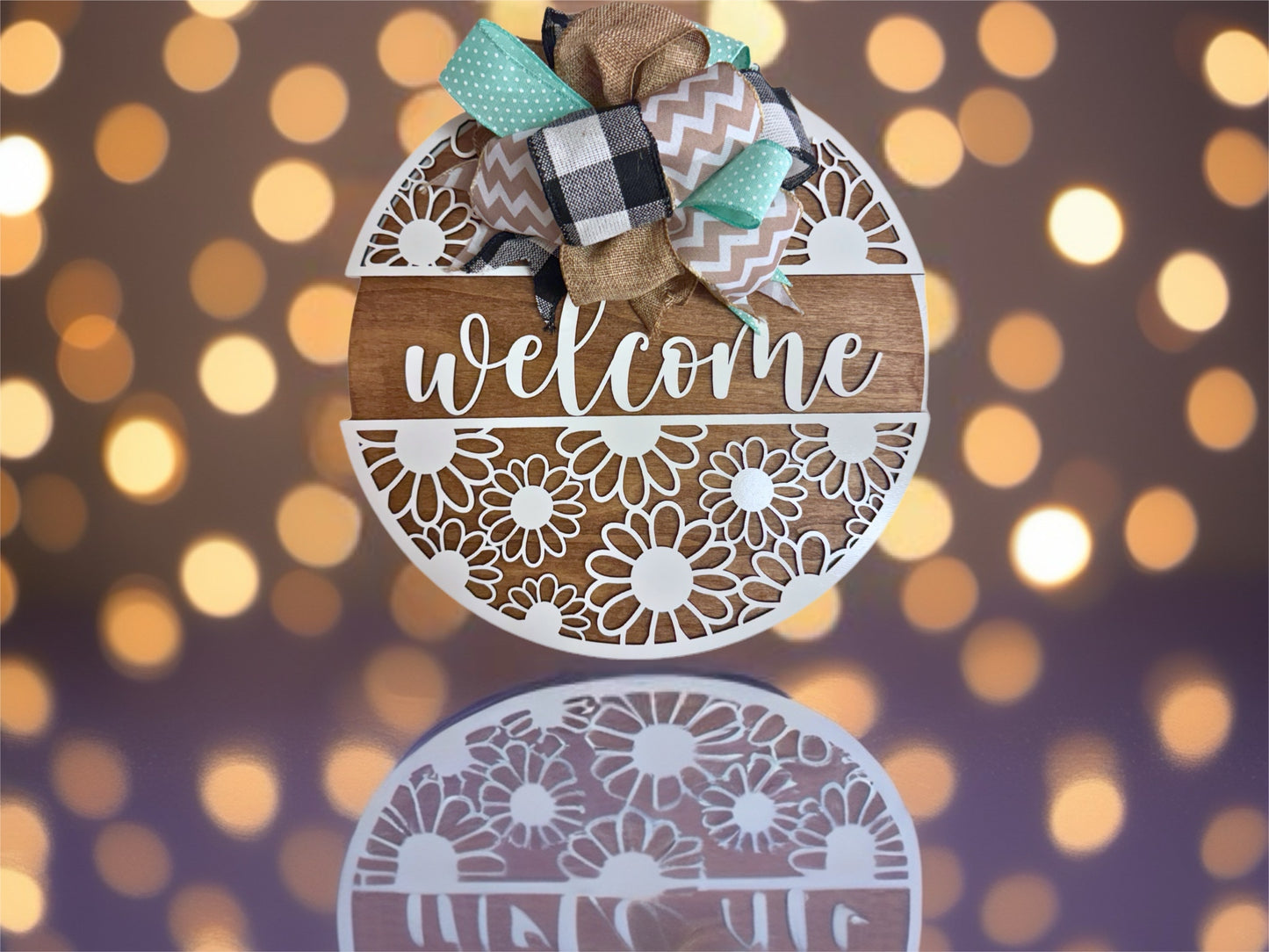 Daisy Welcome Sign