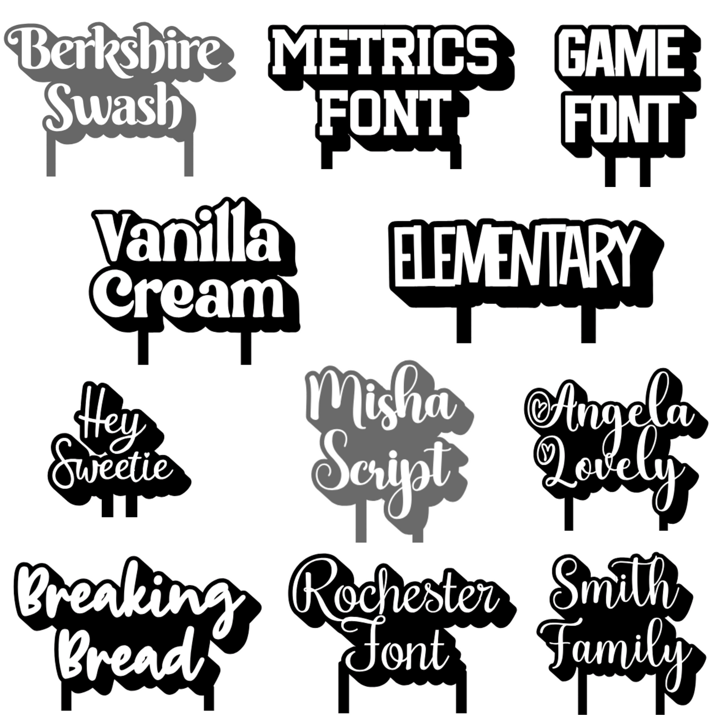 Custom Cake Toppers – Personalized for Every Occasion