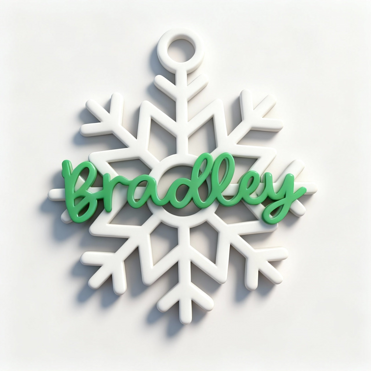 Personalized Snowflake Ornament
