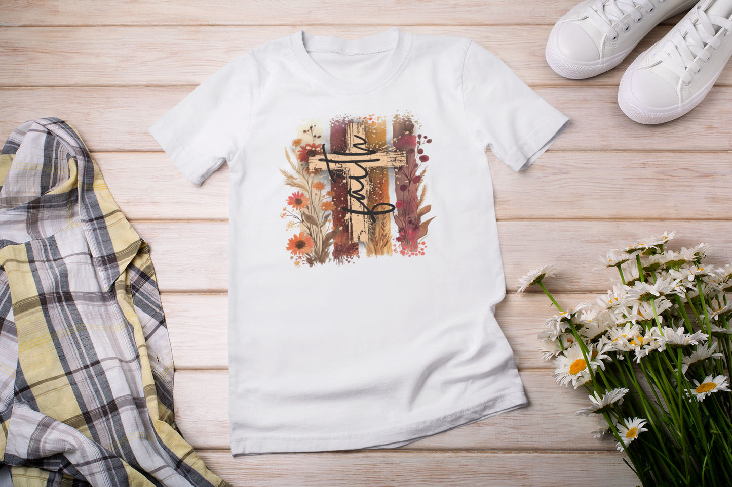 Faith Wildflower Tee Short Sleeve