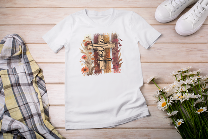 Faith Wildflower Tee Short Sleeve
