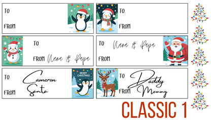 Classic Christmas Gift Tags
