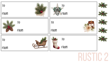 Rustic Christmas Gift Tags