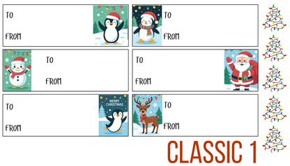 Classic Christmas Gift Tags