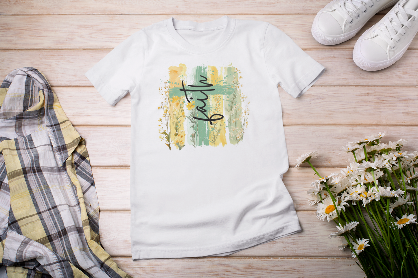 Faith Wildflower Tee Short Sleeve