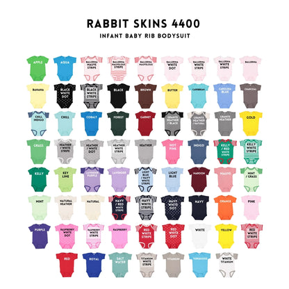 RABBIT SKINS 4400 Color Chart