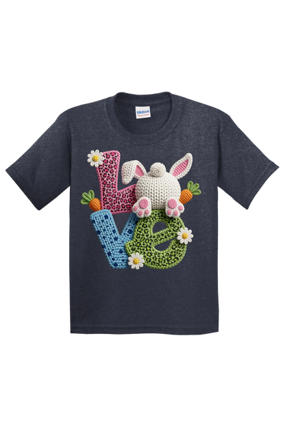 5000B_Heather Navy_flat_front