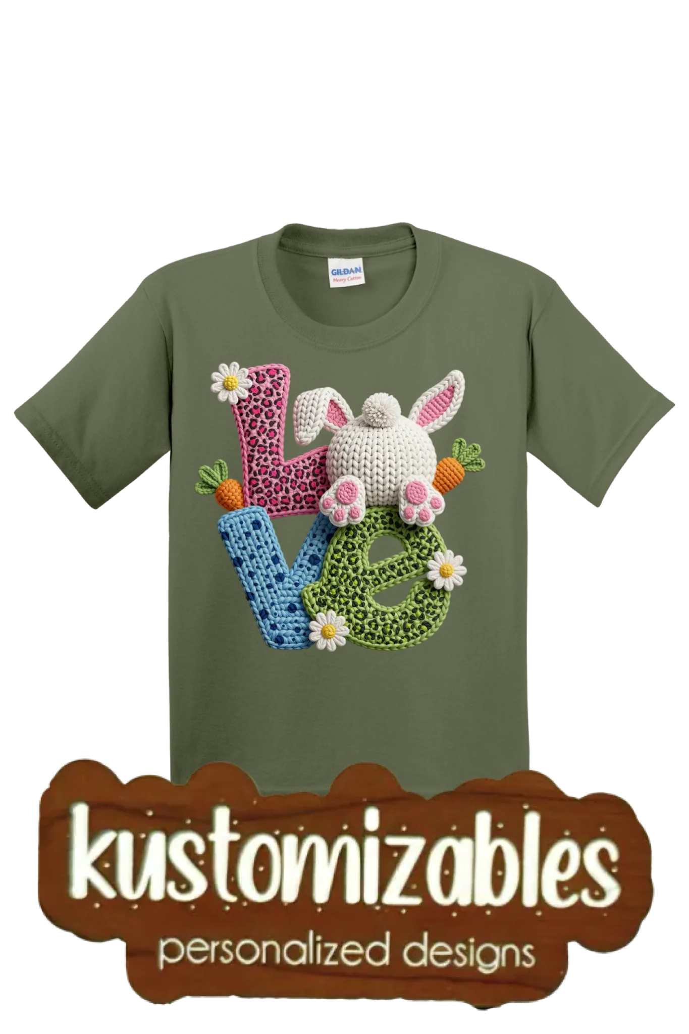 5000B_Military Green_flat_Front