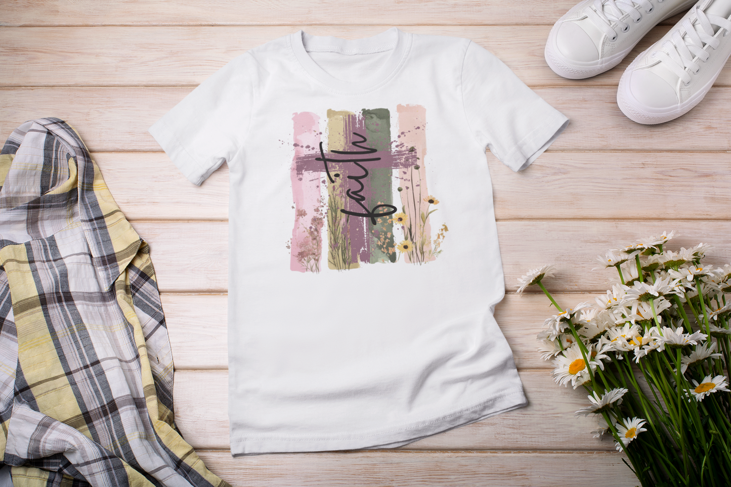 Faith Wildflower Tee Short Sleeve