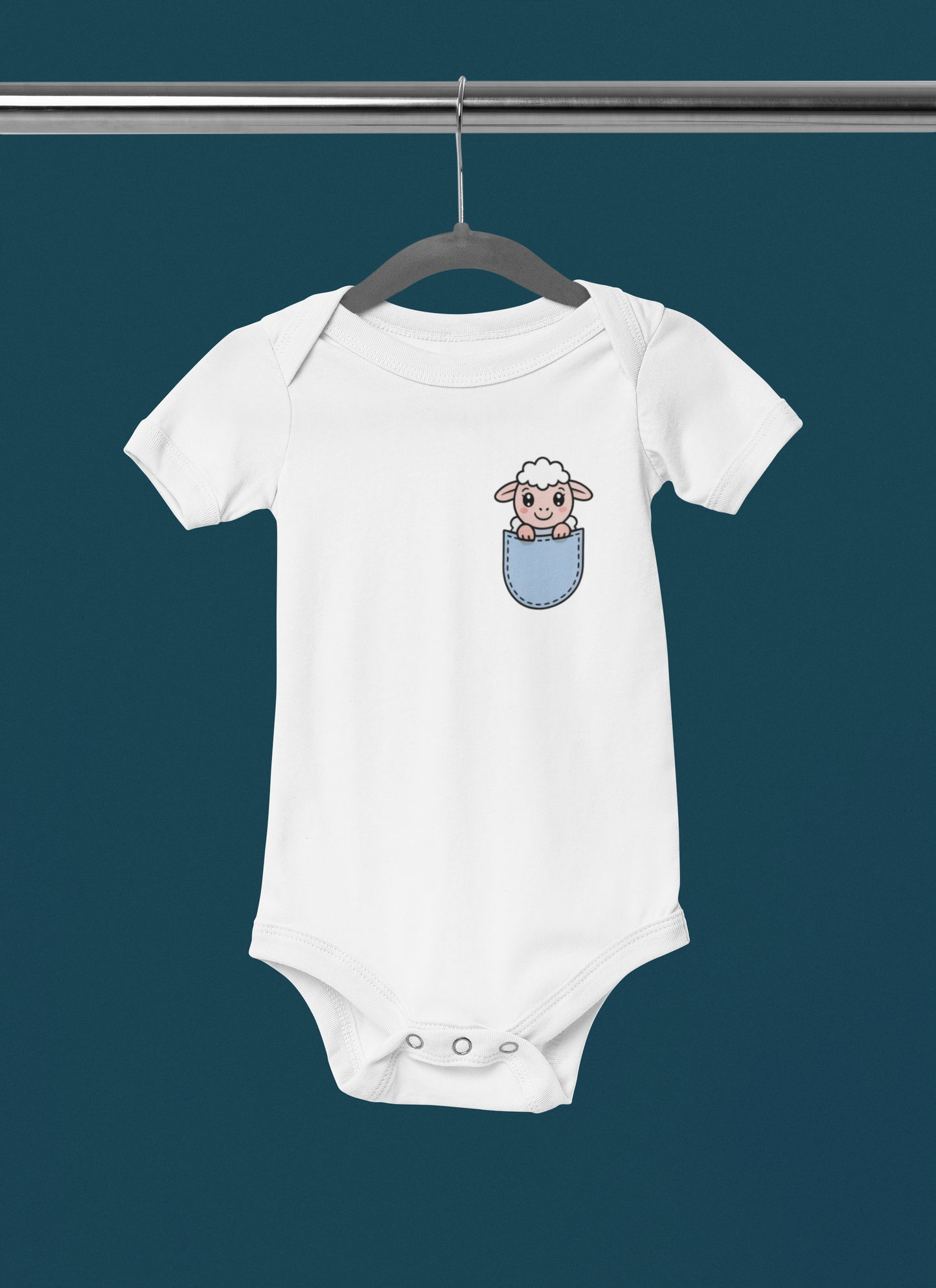 Pocketful of Farm Friends Baby Onesies