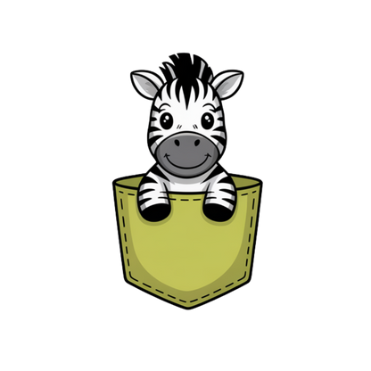 Pocketful of Safari Friends Baby Onesies