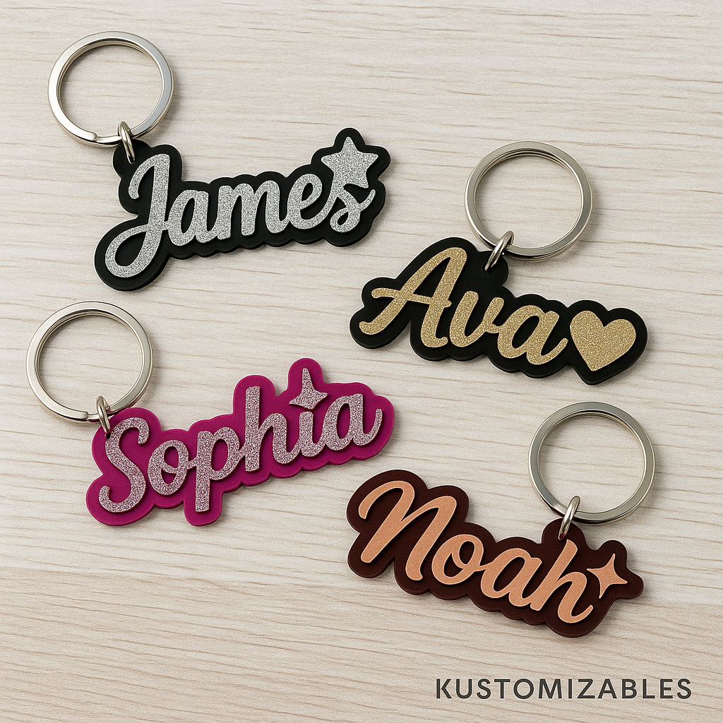 Custom Laser-Cut Keychains – Personalized & Handcrafted by Kustomizables