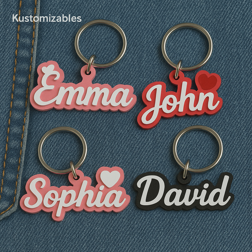 Custom Laser-Cut Keychains – Personalized & Handcrafted by Kustomizables