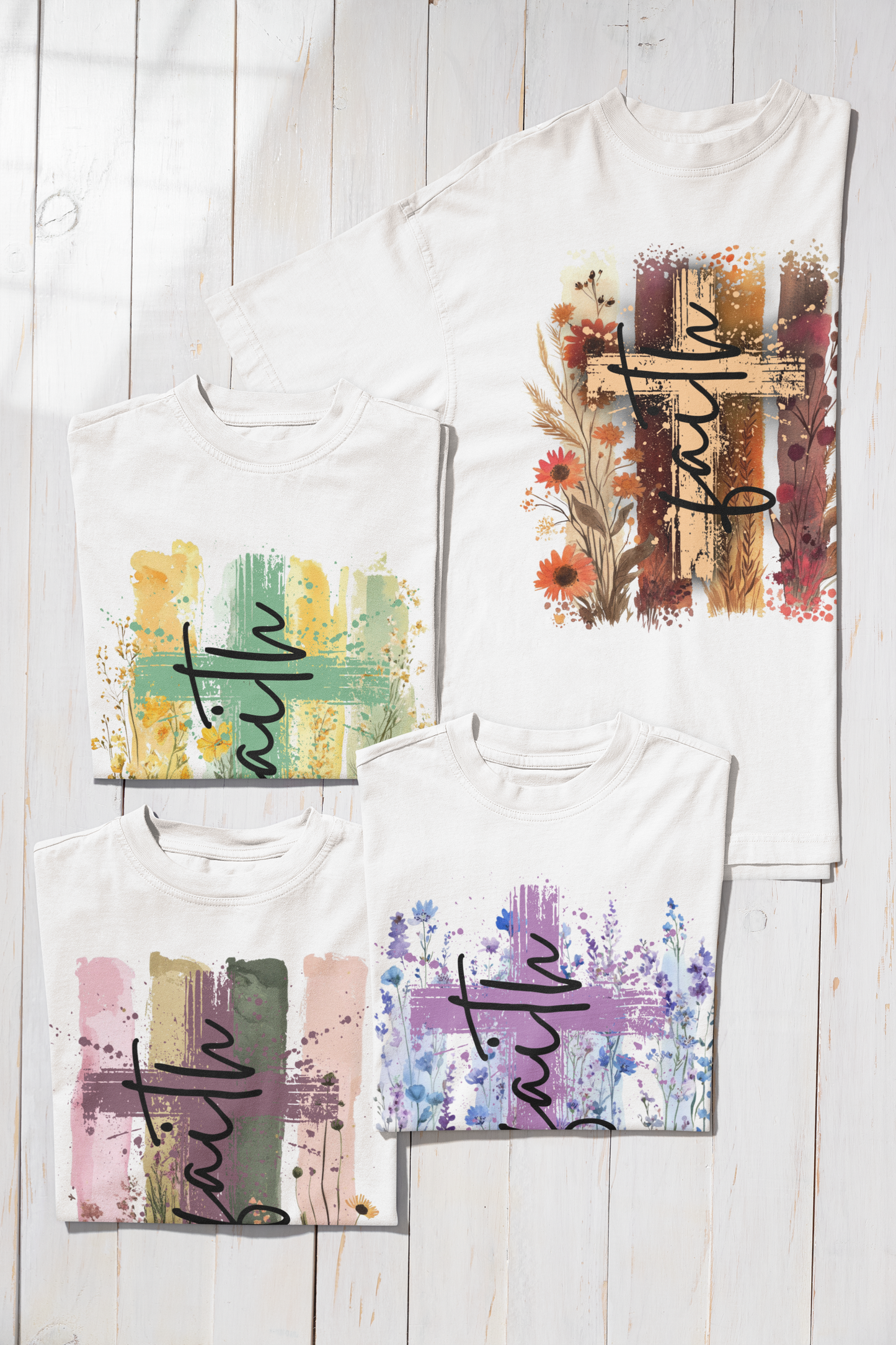 Faith Wildflower Tee Short Sleeve