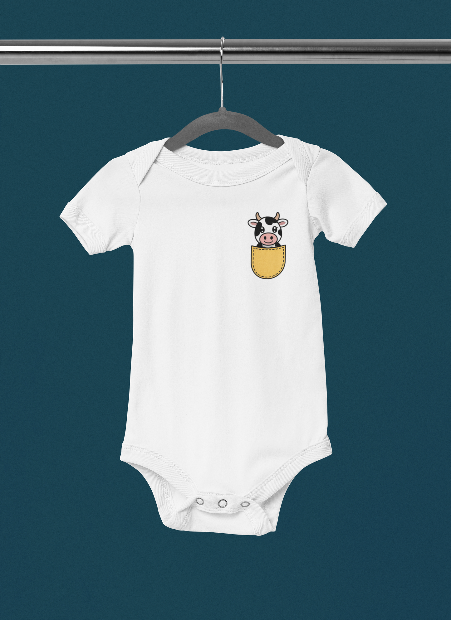 Pocketful of Farm Friends Baby Onesies