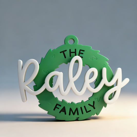 Family Wreath Ornament