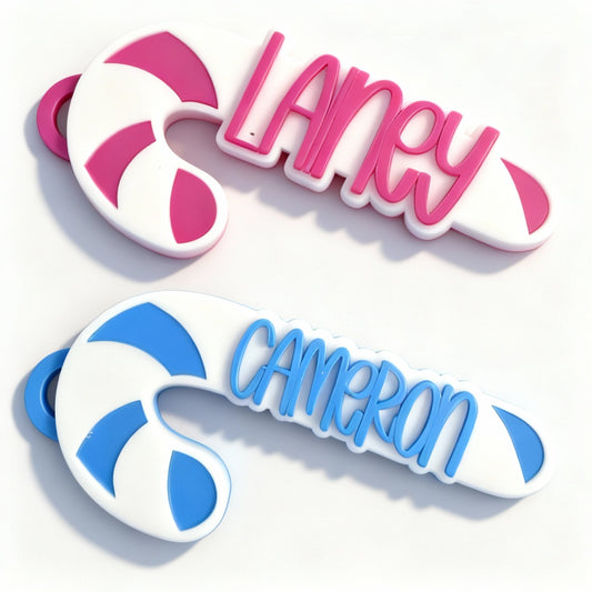 Candy Cane Name Ornament